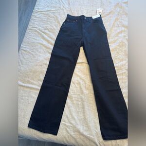 NWT Abercrombie 90s relaxed Jean black size 26